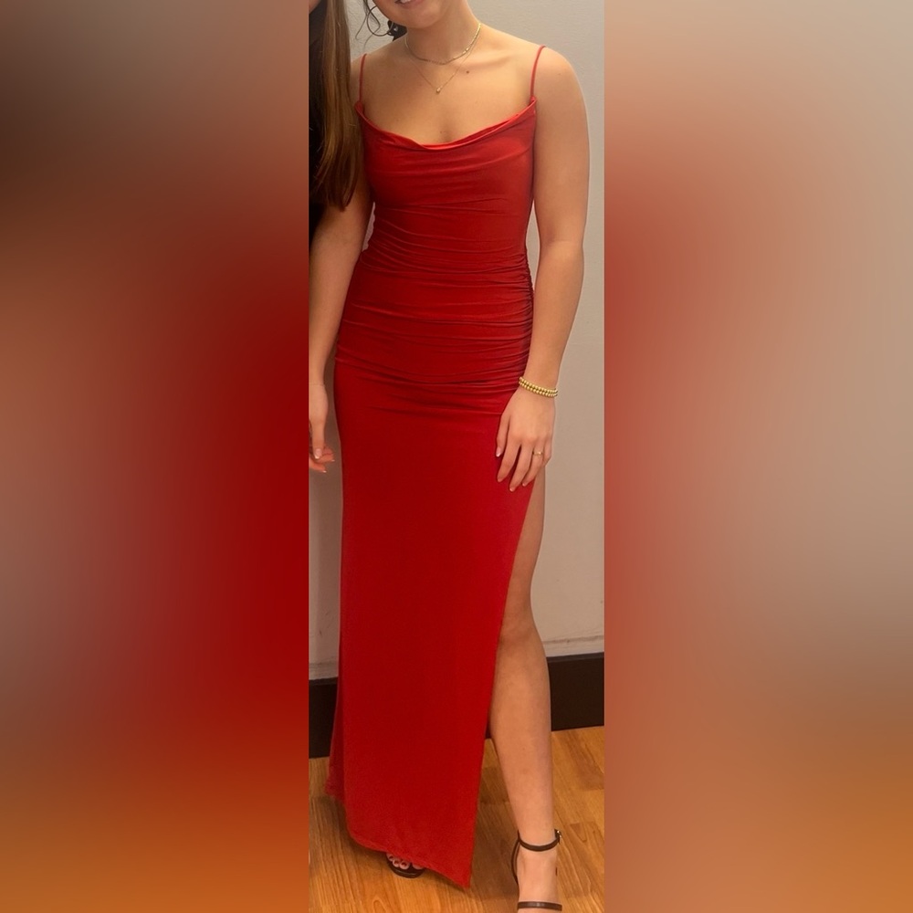 revolve red dress